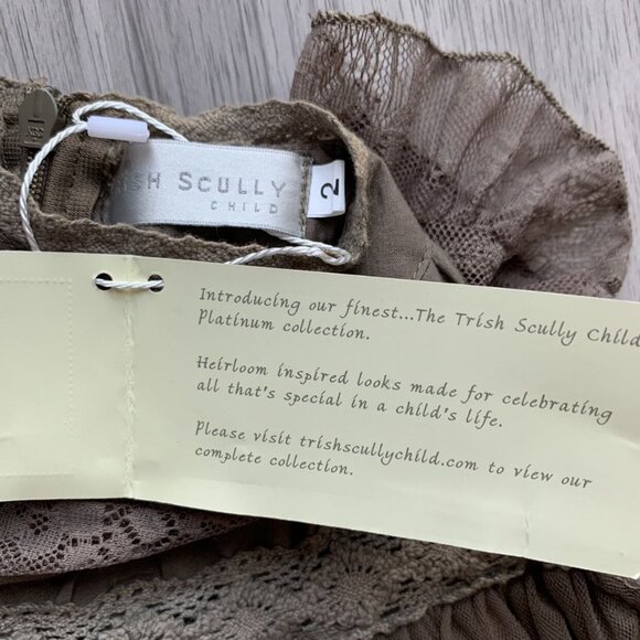 NWT Trish Scully Chocolate Alessandra Dress - Picture 9 of 10